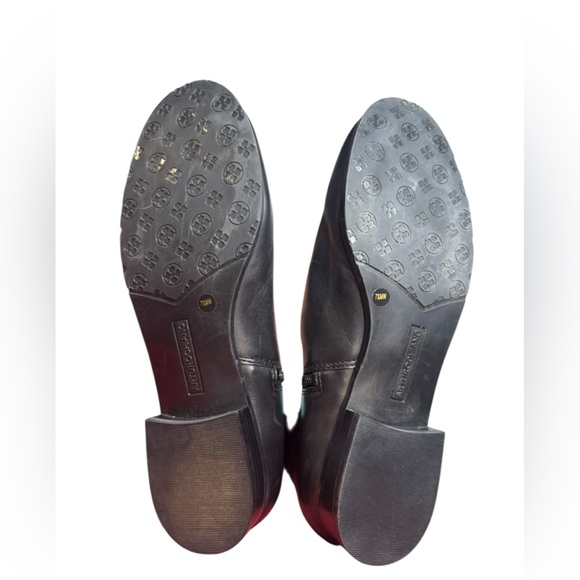 Arturo Chiang Black Leather Riding Boots Size 7.5 Tall Equestrian Flat Zip Boot - Picture 6 of 8